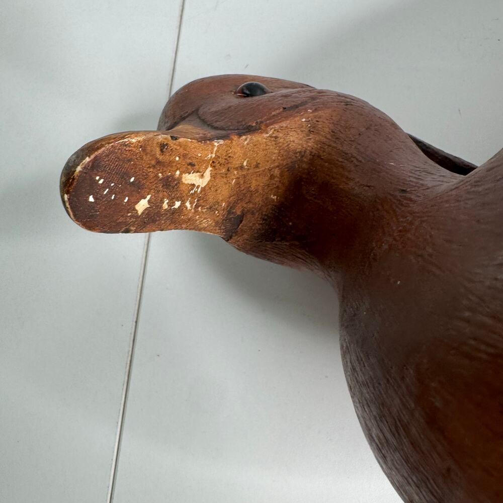 Handcrafted 12" Wooden Duck  1983 Don Eisenschenk #119 Vintage Minneapolis, MN - Picture 8 of 8